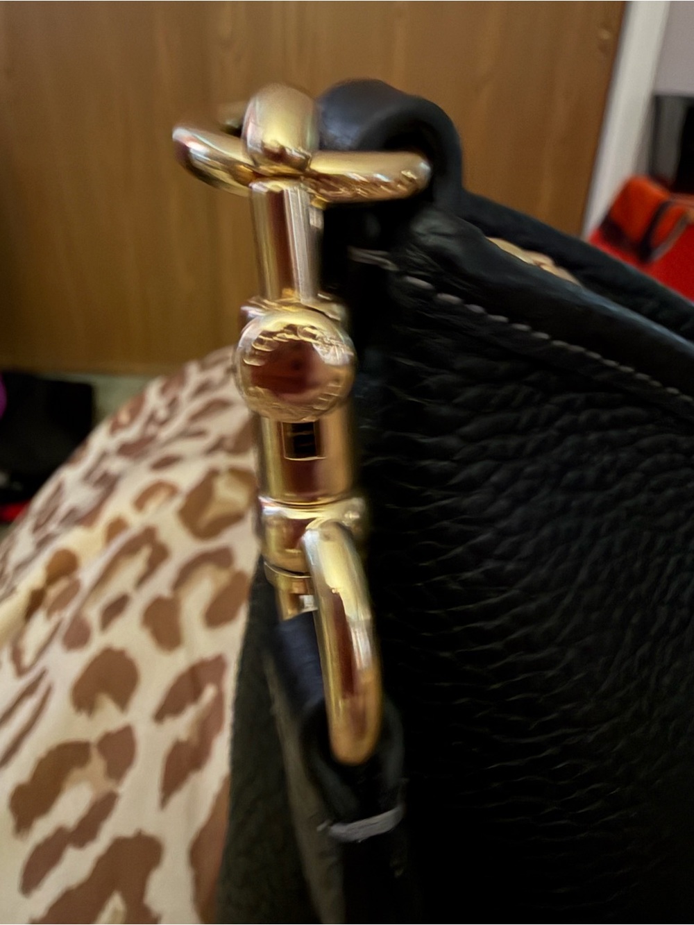 Coach Black Laurel Pebbled Leather Shoulder Bag Like New - Picture 3 of 12